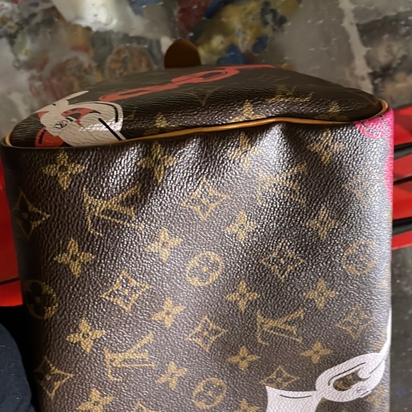 SOLD /  Louis Vuitton Chain - Flower speedy 30 - Picture 10 of 17